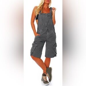 Cargo Overall Shorts Size XXL